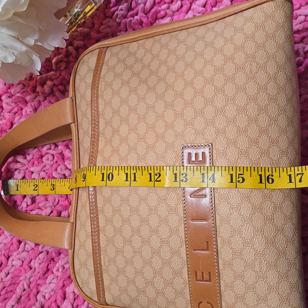 Celine Beige and Tan Satchel - Picture 13 of 16